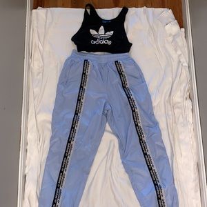 Adidas pants & bra